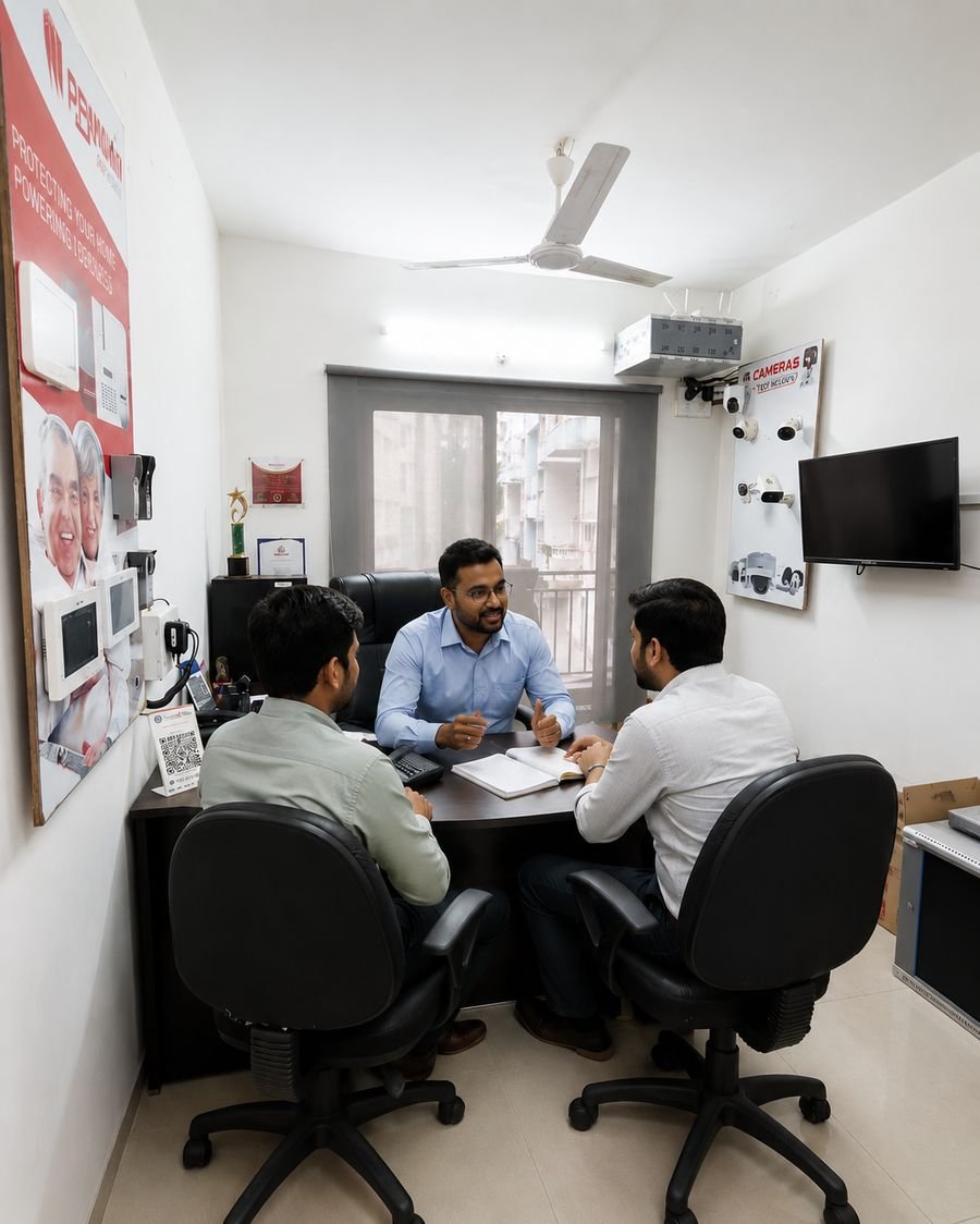 Loxit team consultation with clients at the Pune office